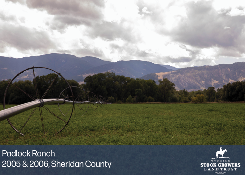 Inspired by the Land Padlock Ranch Wyoming Stock Growers Land Trust